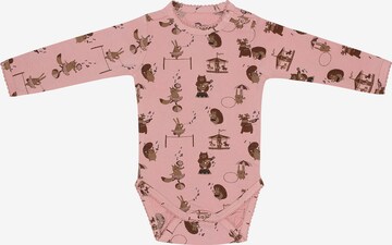 Tutina / body per bambino di Bruuns Bazaar Kids in rosa: frontale