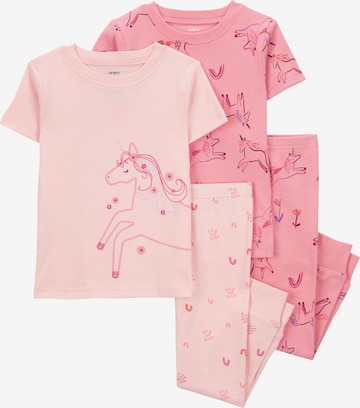 Carter's - Pijama em rosa: frente