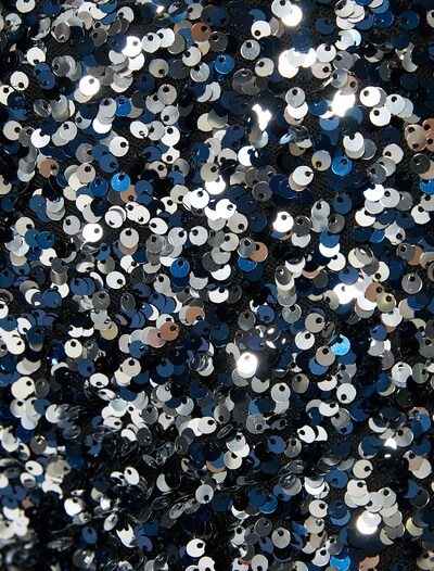 Koton Shorts in blau / schwarz / silber, Produktansicht