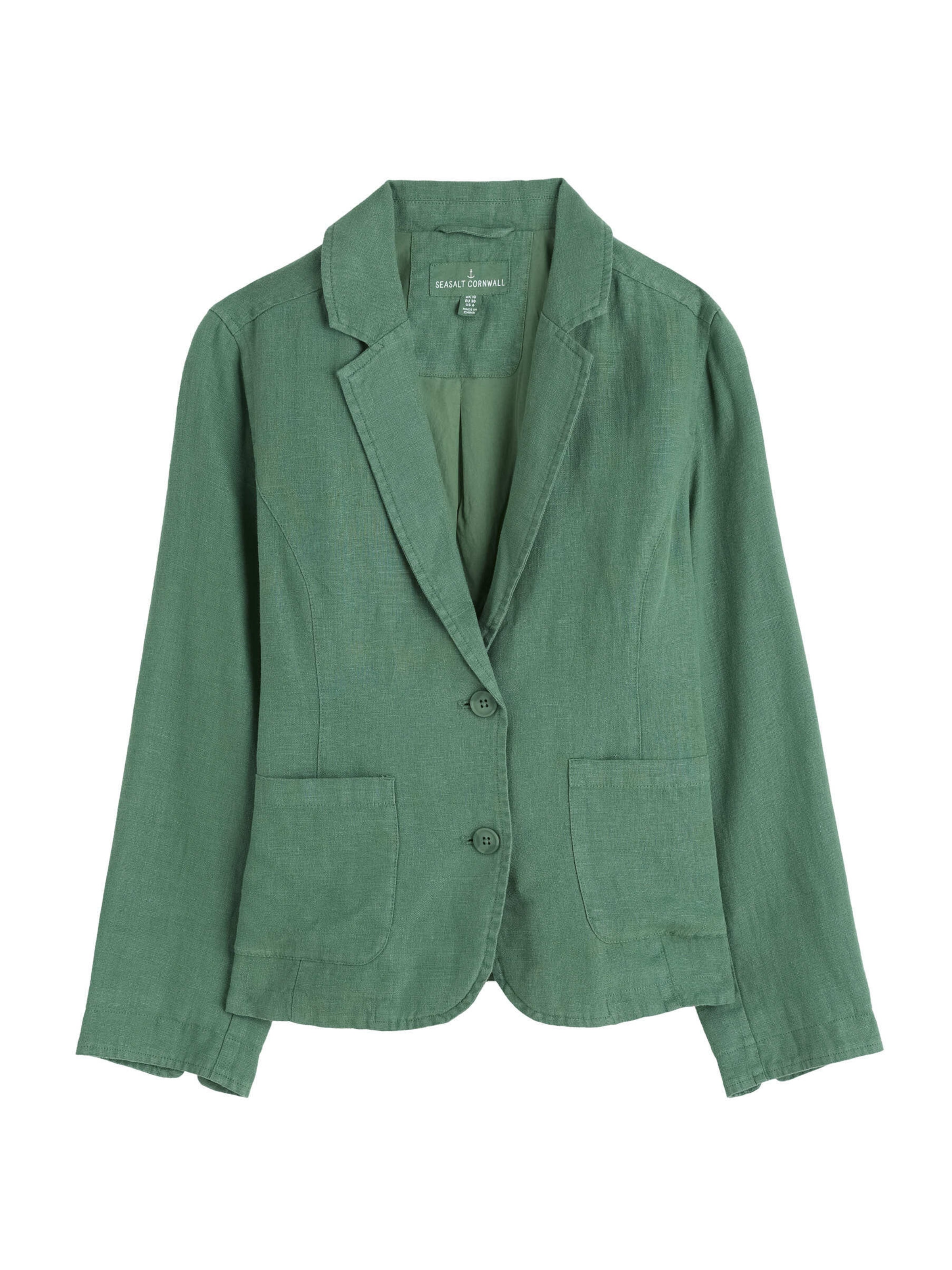 Seasalt Cornwall Bleiseri 'Blinker' värissä vihreä: etupuoli