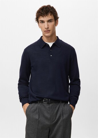 MANGO MAN Pullover 'Willys' in Blau: Vorderseite