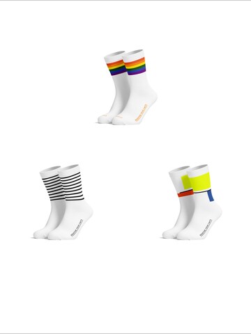 PIPPO Amsterdam Sportsocken 'Shine Time' in Mischfarben: Vorderseite