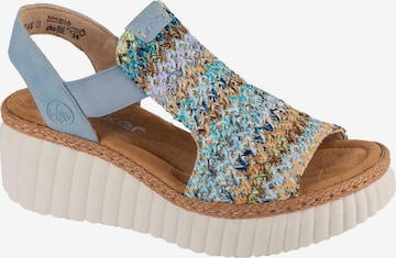 Sandales 'Rieker Sandals 69172' Rieker en bleu : devant