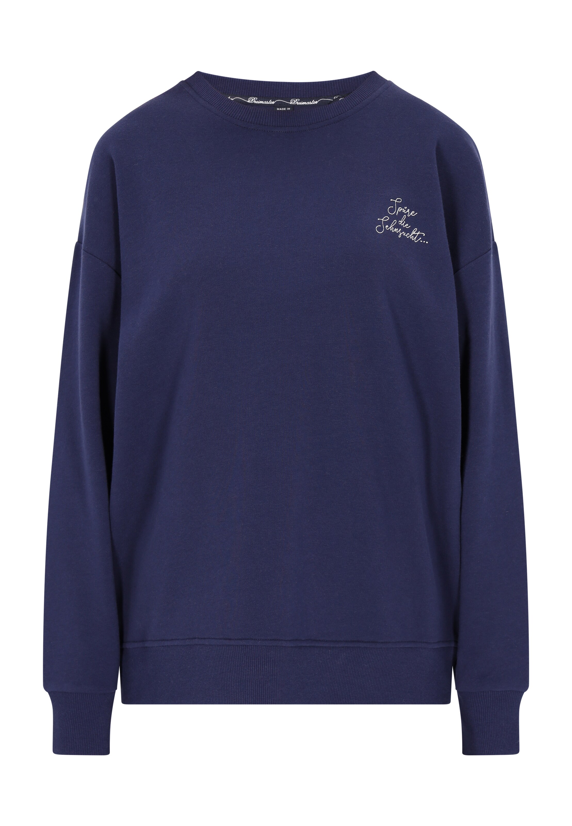 DreiMaster Vintage Sweatshirt in Blauw: voorkant