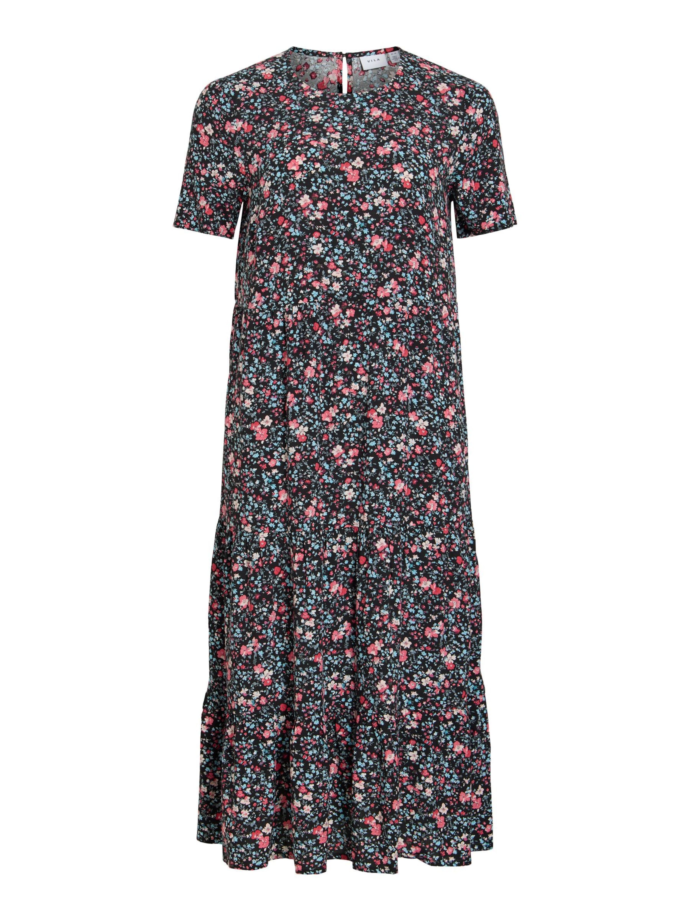 VILA - Vestido en negro: frente