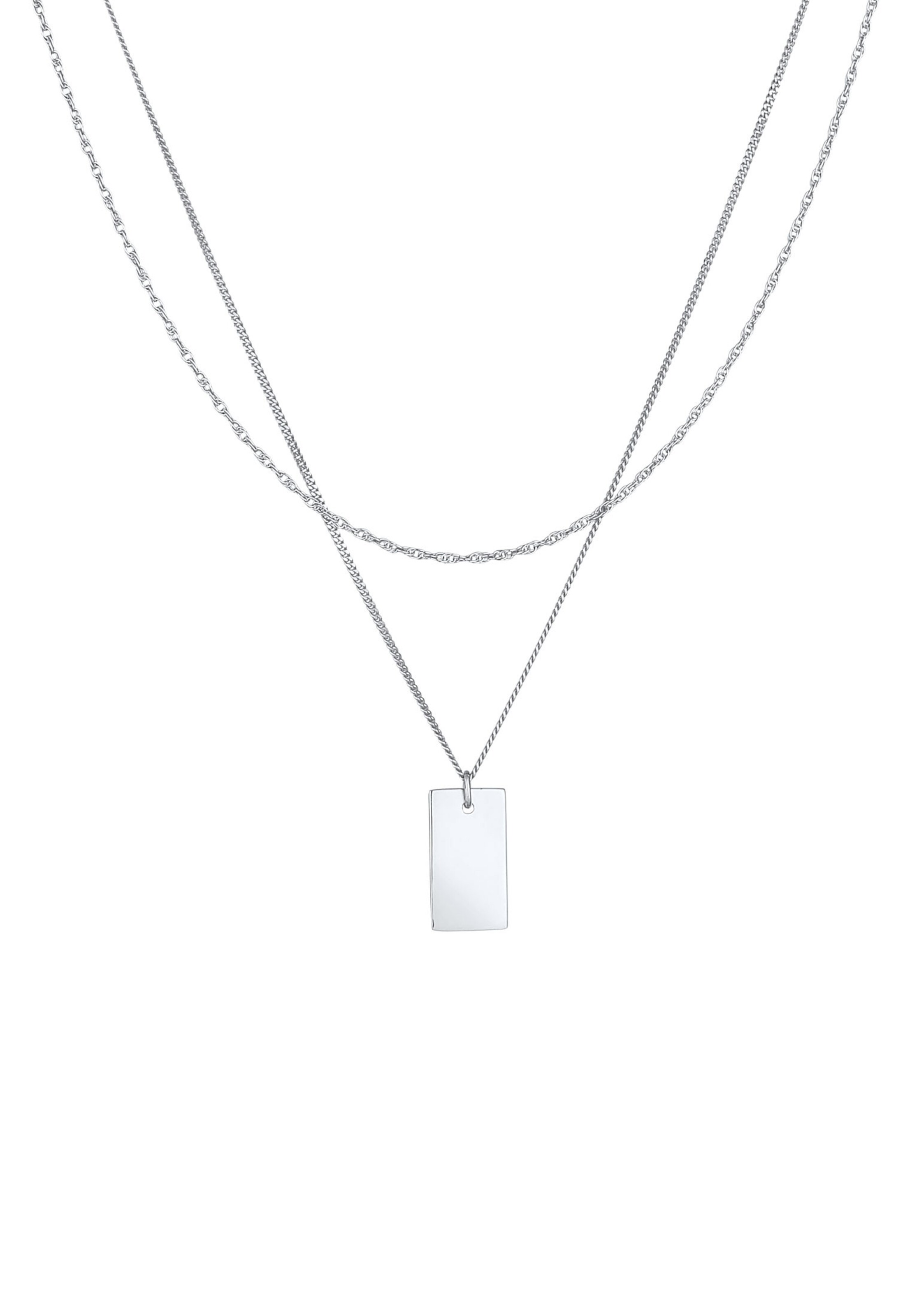 Chaîne ELLI en argent : devant