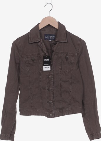 Armani Jeans Jacket & Coat in S in Brown: front