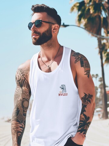 Neverless Shirt 'Eat pasta' in White