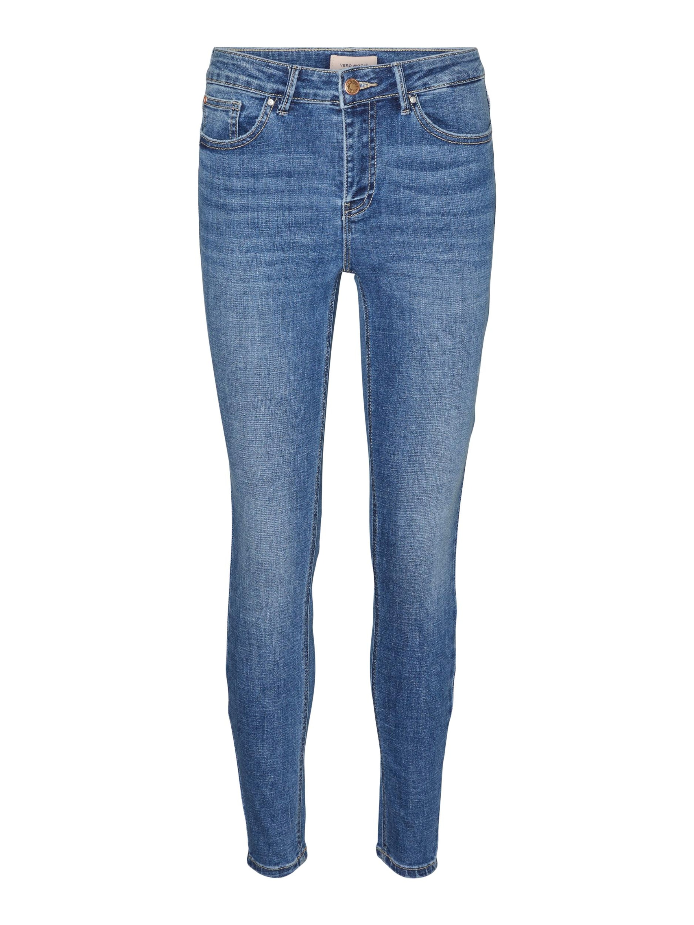 VERO MODA Skinny Jeans 'FLASH' in Blue: front