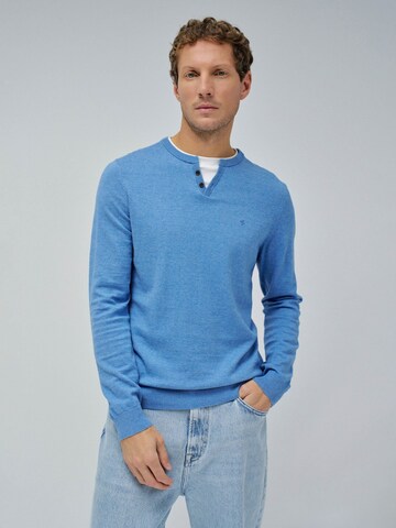 Salsa Jeans Trui in Blauw: voorkant