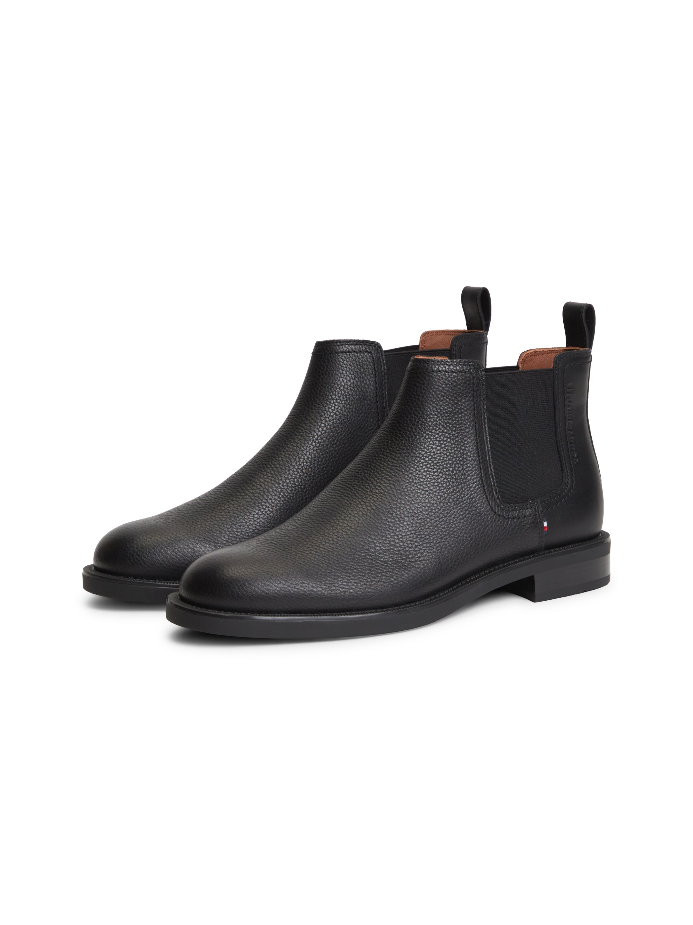 TOMMY HILFIGER Chelsea Boots in Schwarz