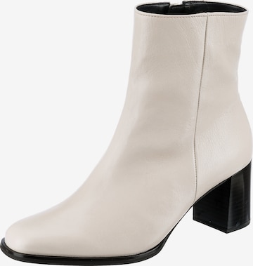 GABOR Ankle Boots in White: front