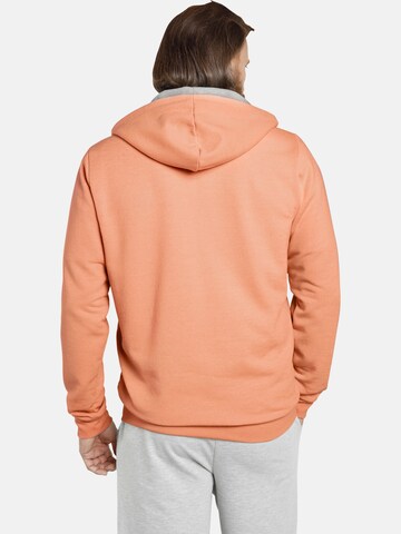 Jan Vanderstorm Zip-Up Hoodie 'Edrik' in Orange