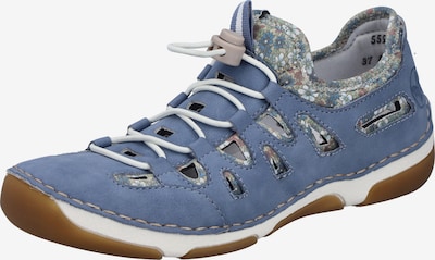 Rieker Matalavartiset tennarit värissä safiiri / vaaleansininen / pastellinvihreä / tummanpunainen, Tuotenäkymä