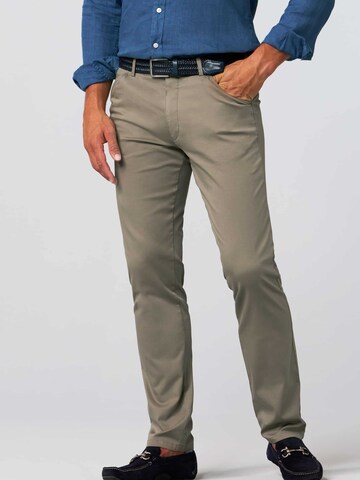 Regular Pantalon chino 'Chicago' MEYER en gris : devant