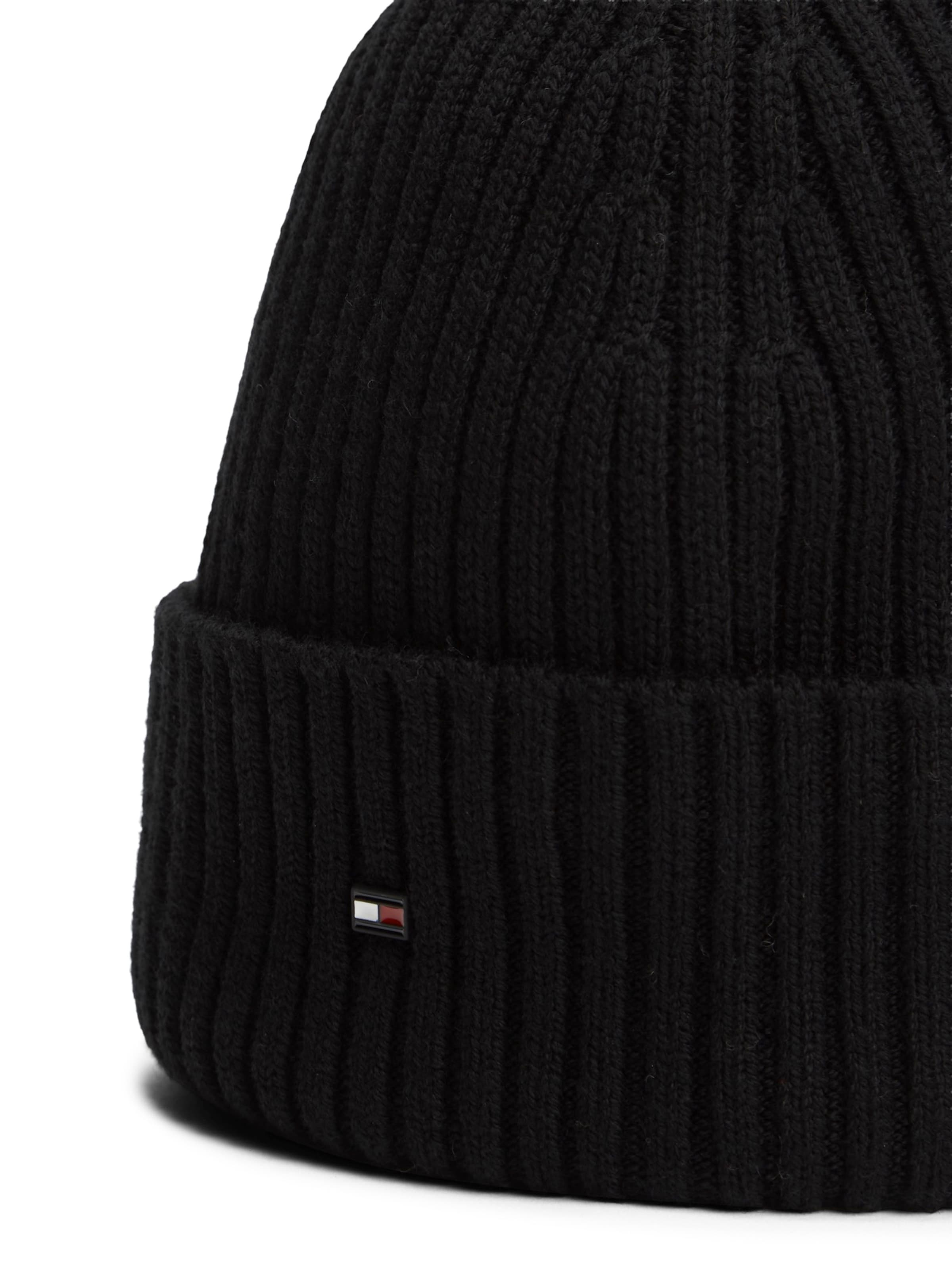 TOMMY HILFIGER Mütze in Schwarz