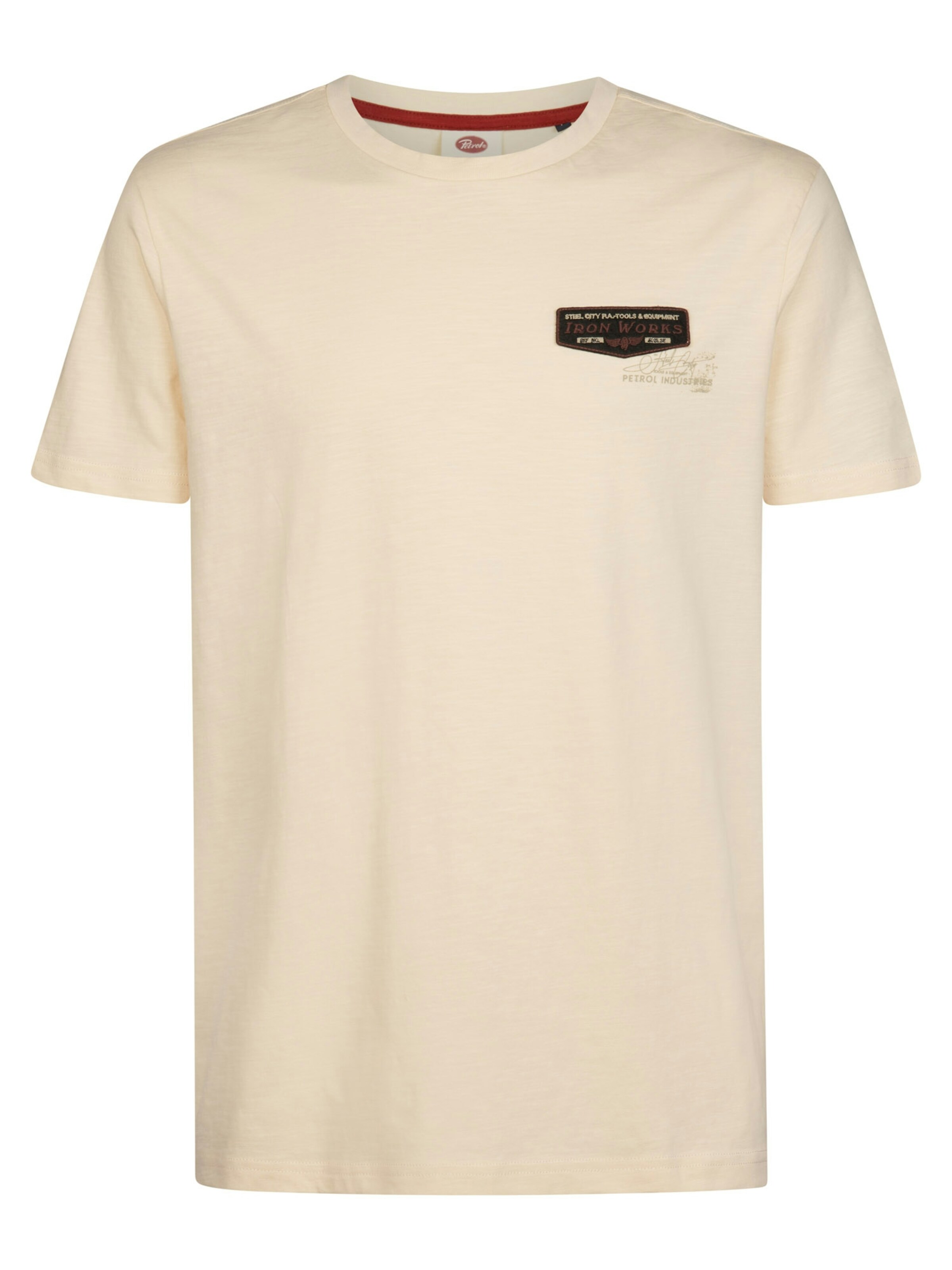 Petrol Industries - Camiseta en blanco: frente