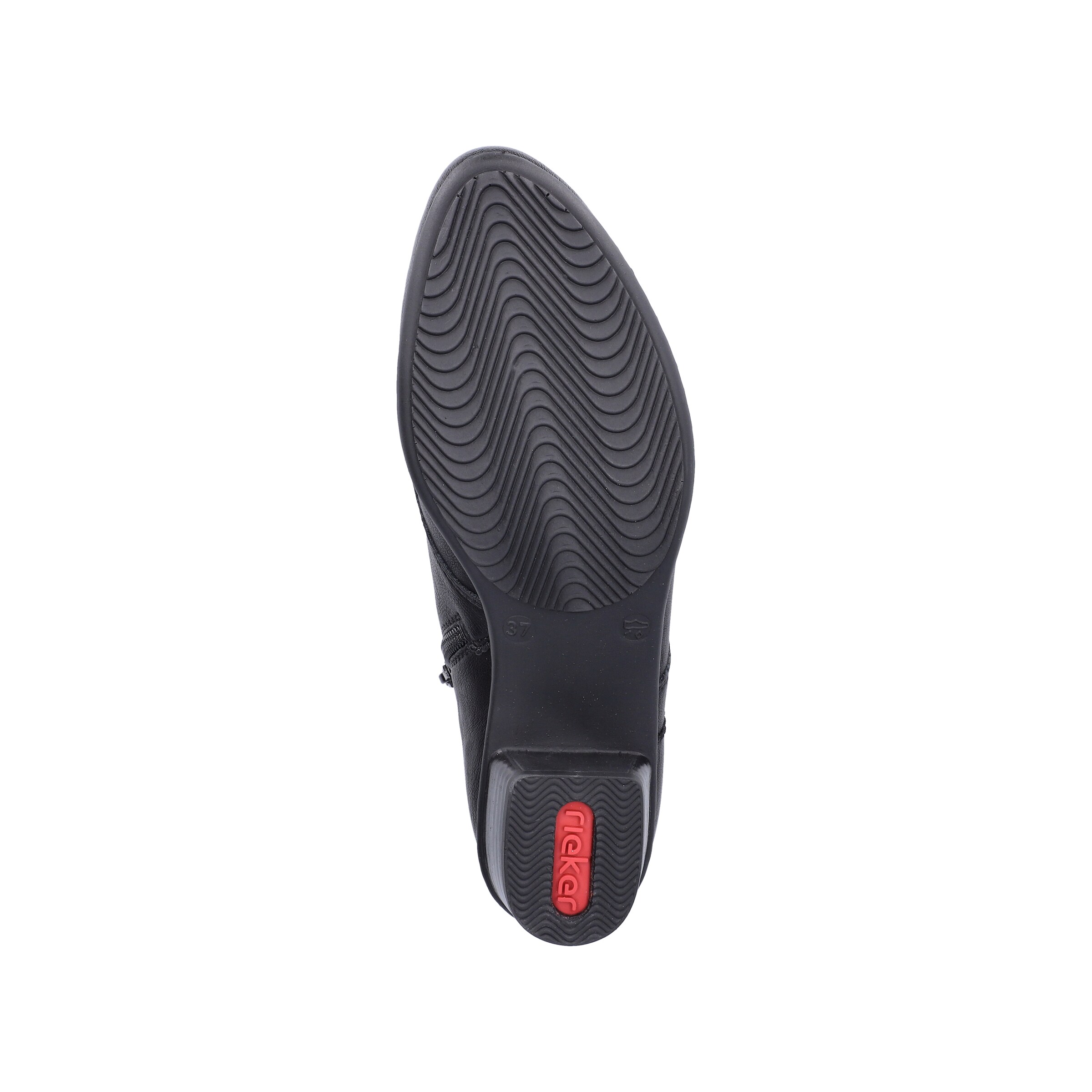 Rieker Schnürstiefelette in Schwarz