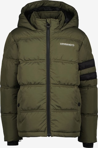 VINGINO Zimní bunda 'Taino' – zelená: přední strana