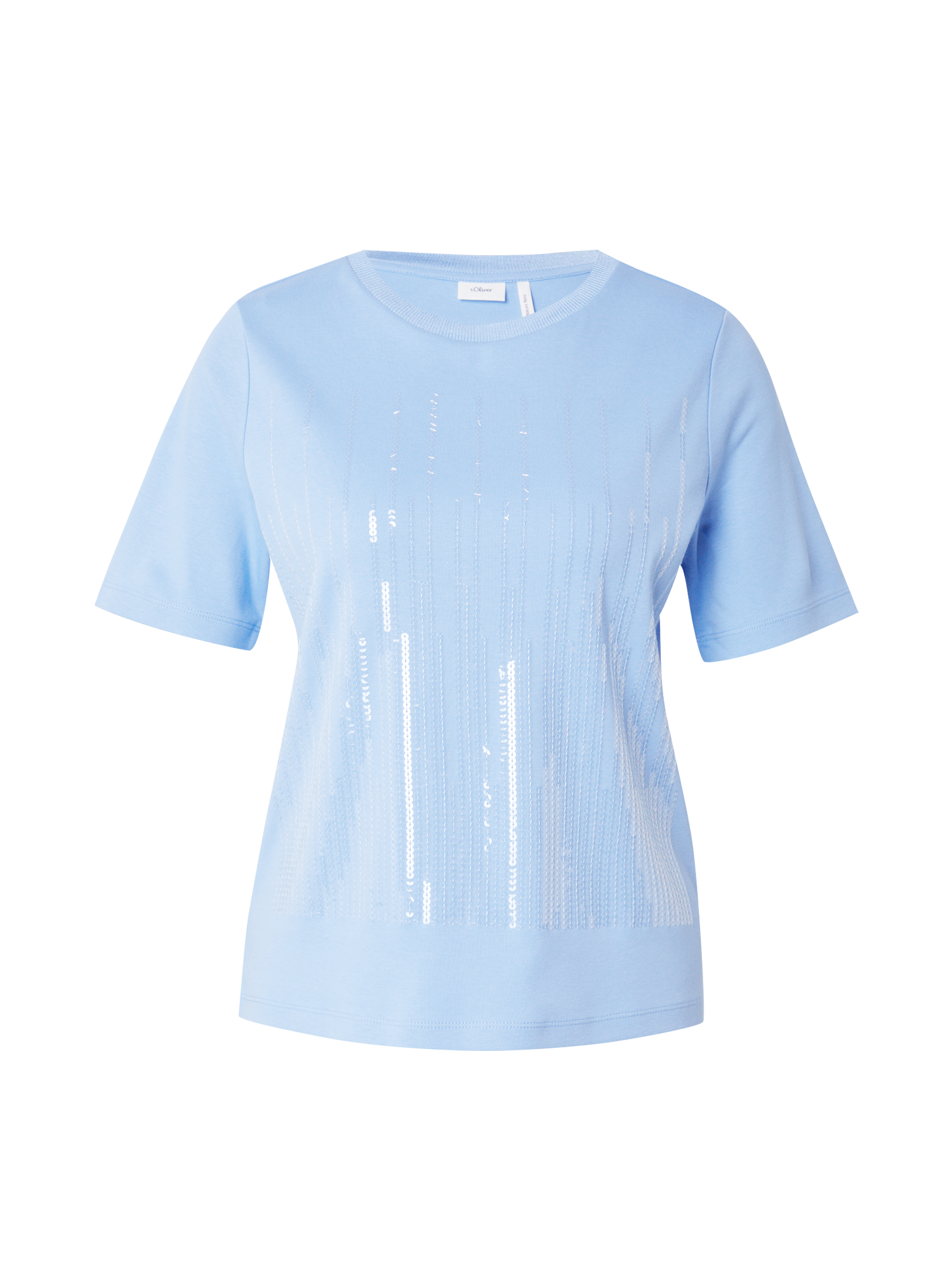 S.Oliver Black Label T-Shirt Donna Con Paillettes – Design Moderno, Materiale Resistente, Dettagli Di Marca