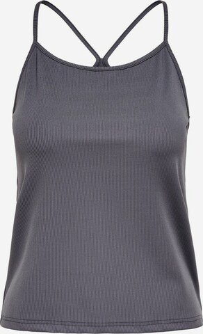 ONLY PLAY Sports Top in Grey: front