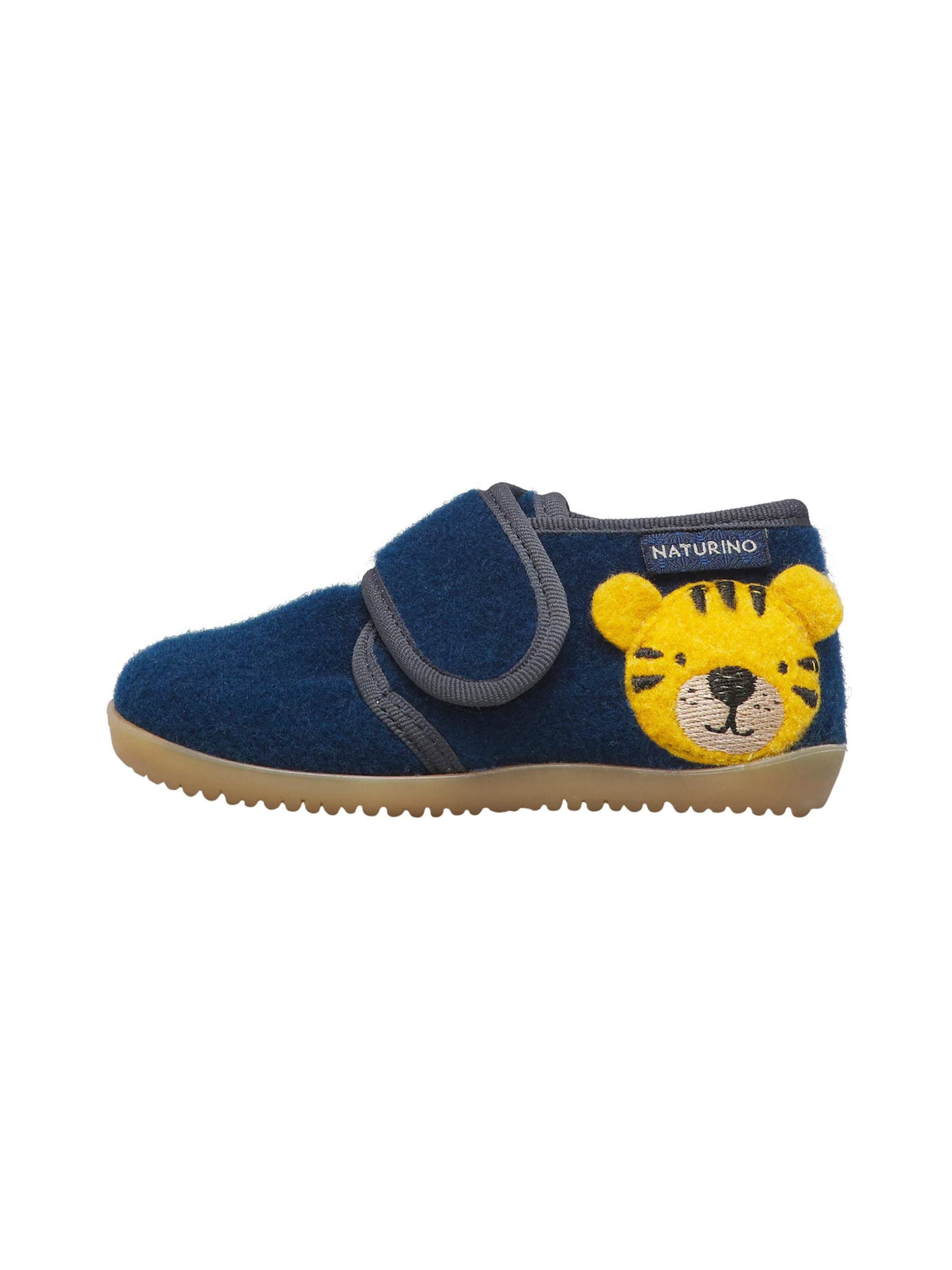 NATURINO Slipper 'SAMBY' in Blue: front