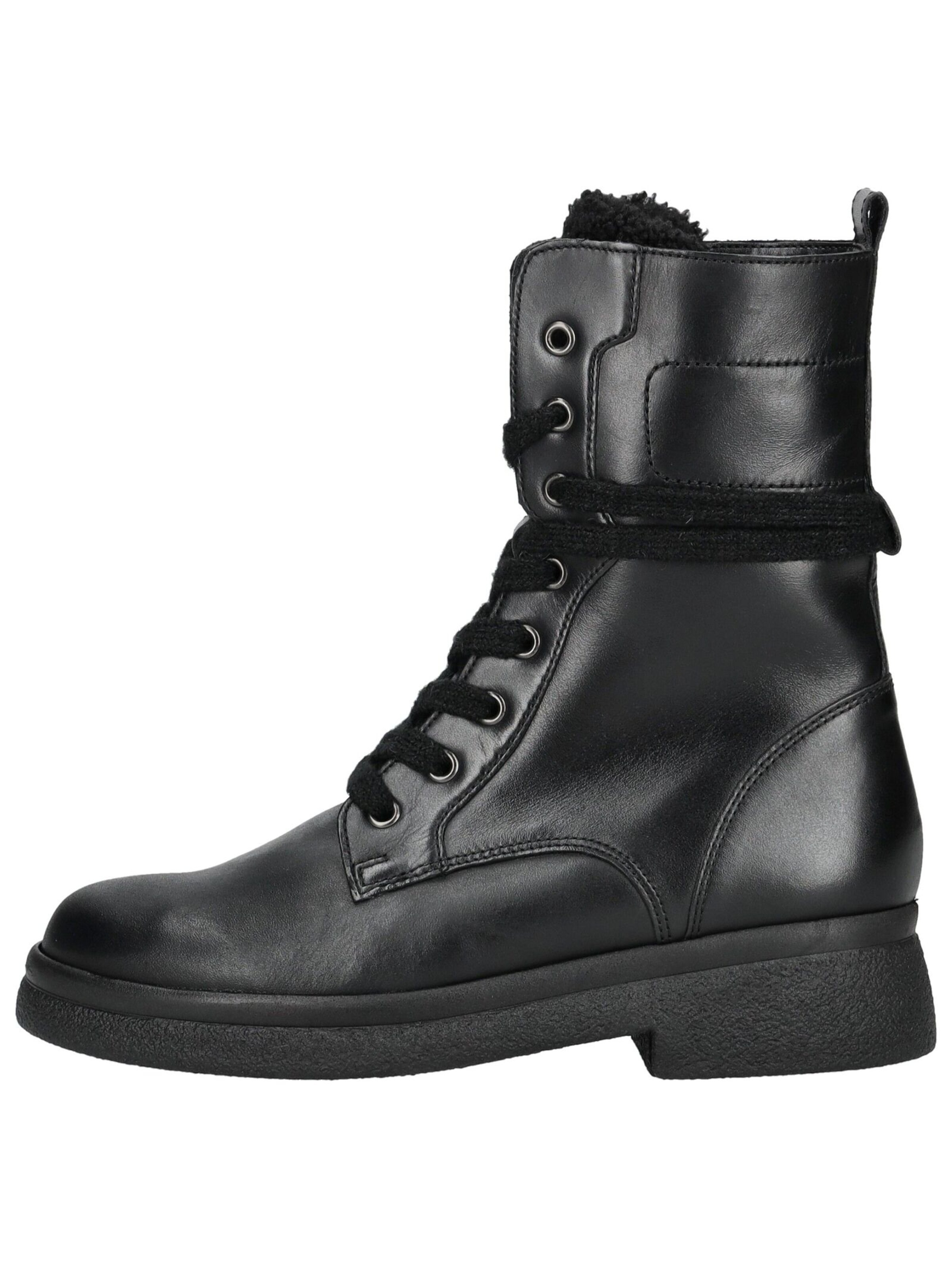 GABOR Lace-up bootie in Black