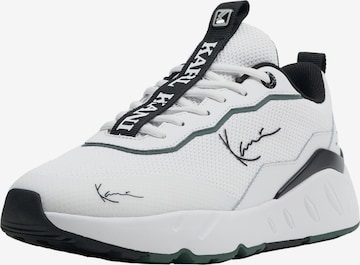 Sneaker bassa di Karl Kani in bianco: frontale