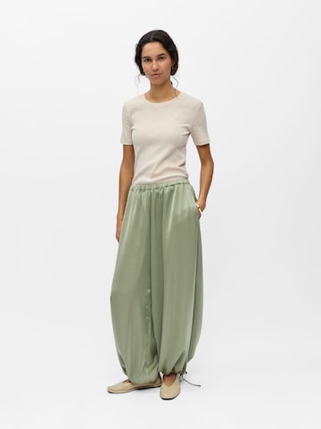 Wide leg Pantaloni di OBJECT in verde