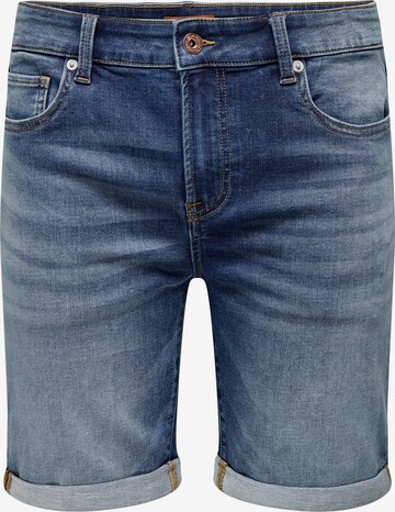 Regular Jean 'Ply' Only & Sons en bleu : devant