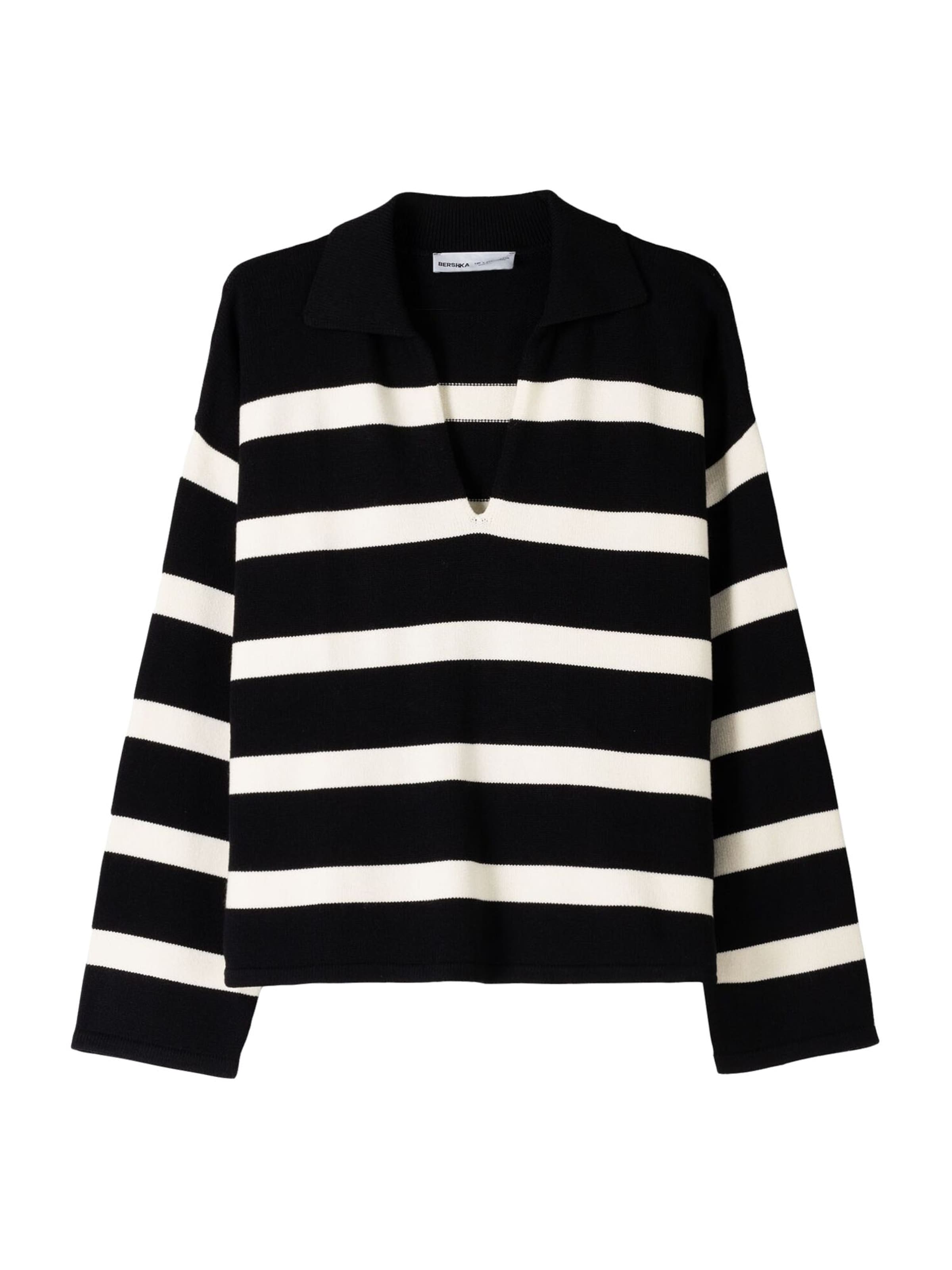 Pullover di Bershka in nero: frontale