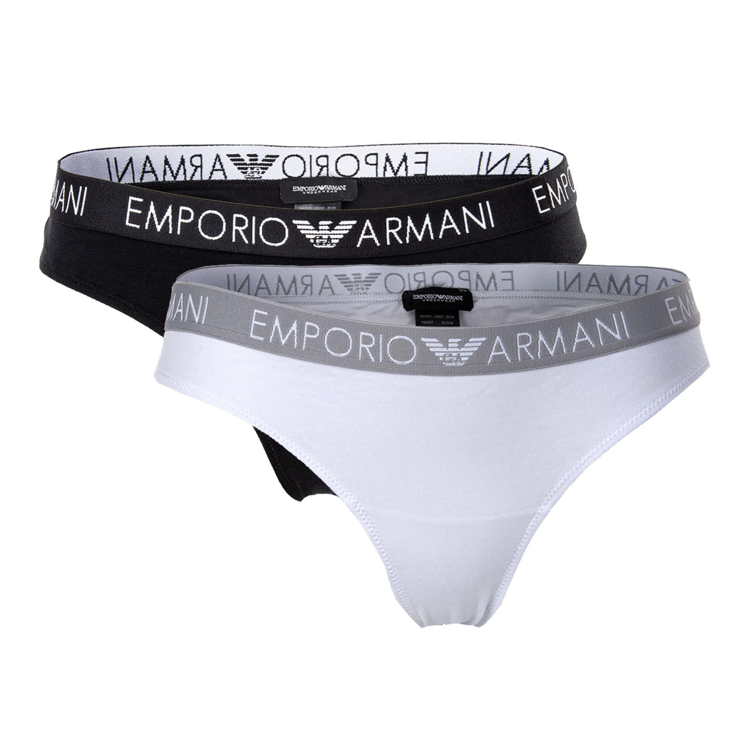 Emporio Armani - Braga en negro: frente
