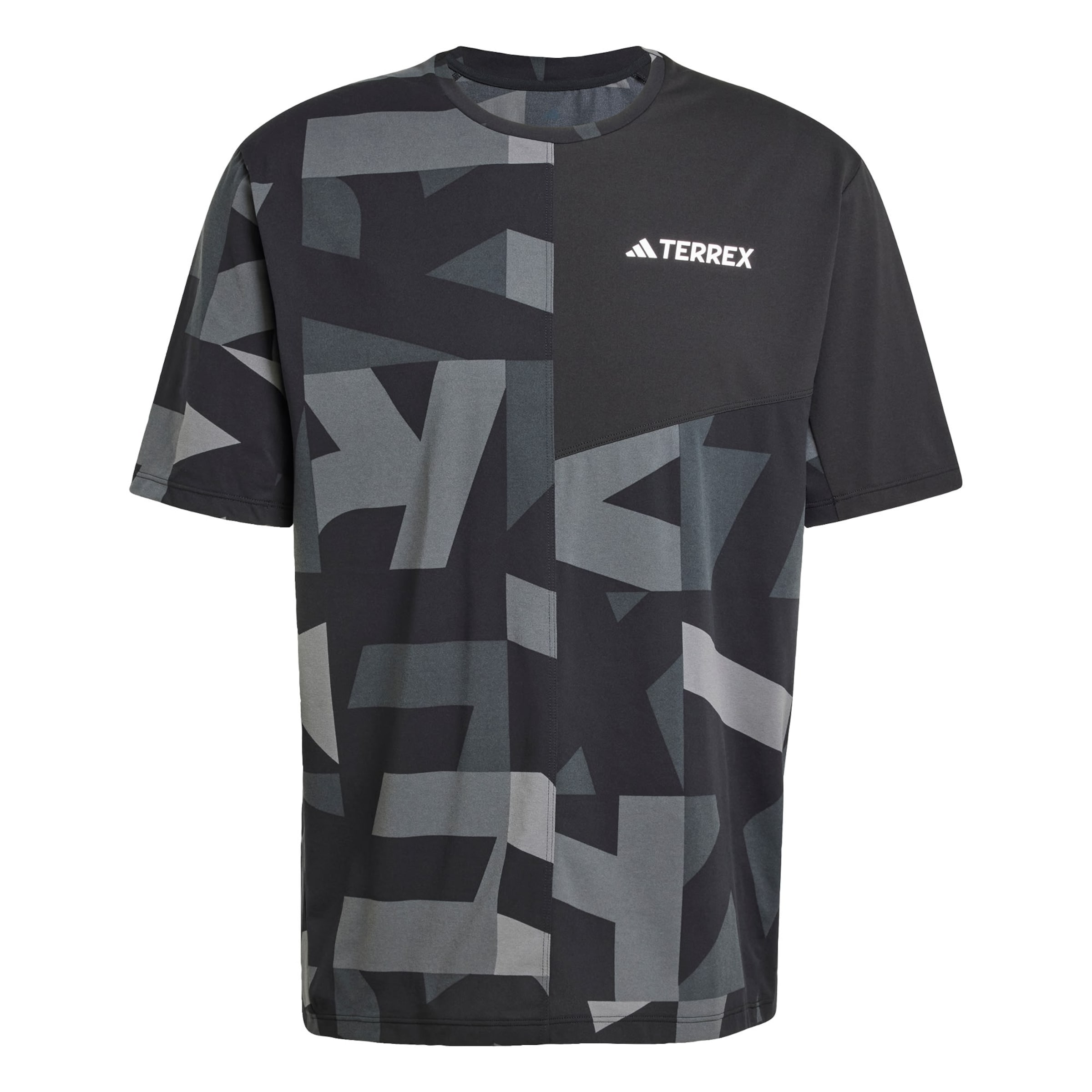 ADIDAS TERREX - Camiseta funcional 'Multi Climacool Printed' en negro: frente