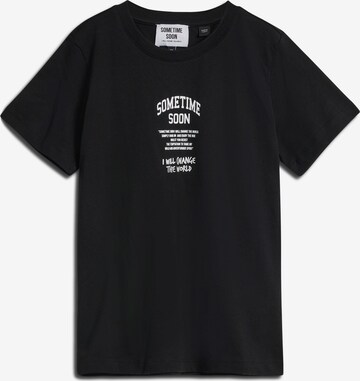 SOMETIME SOON Shirt 'Dimas' in Black: front