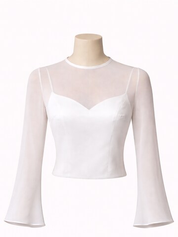 White Cherry Hamburg Bluse 'Bridal'‌‌‌‌‌‌‌‌‌ in Weiß: Vorderseite