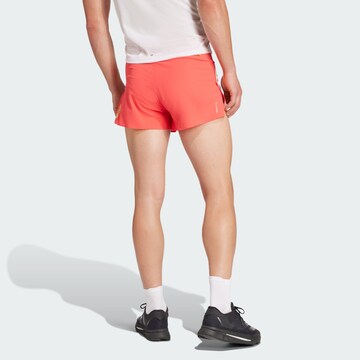 Regular Pantalon de sport 'Adizero Running Gel' ADIDAS PERFORMANCE en rouge