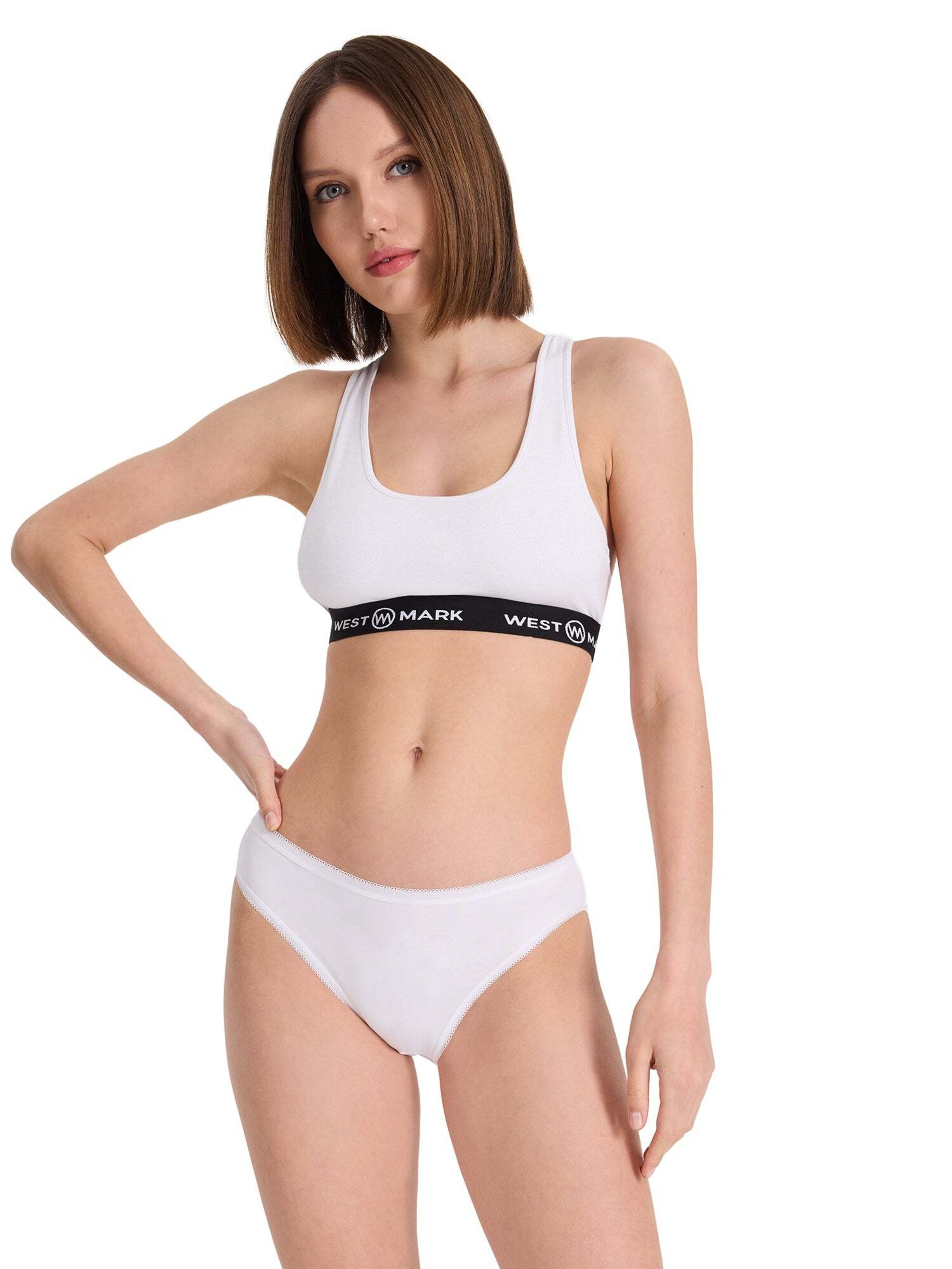 WESTMARK LONDON Slip ' OLIVIA ' in White: front