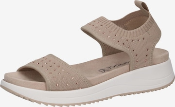 CAPRICE Sandale in Beige: Vorderseite