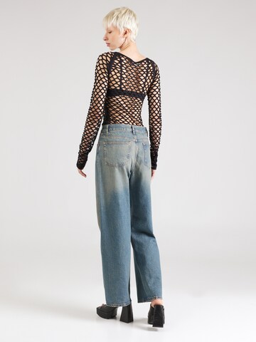 TOPSHOP Wide Leg Jeans in Blau