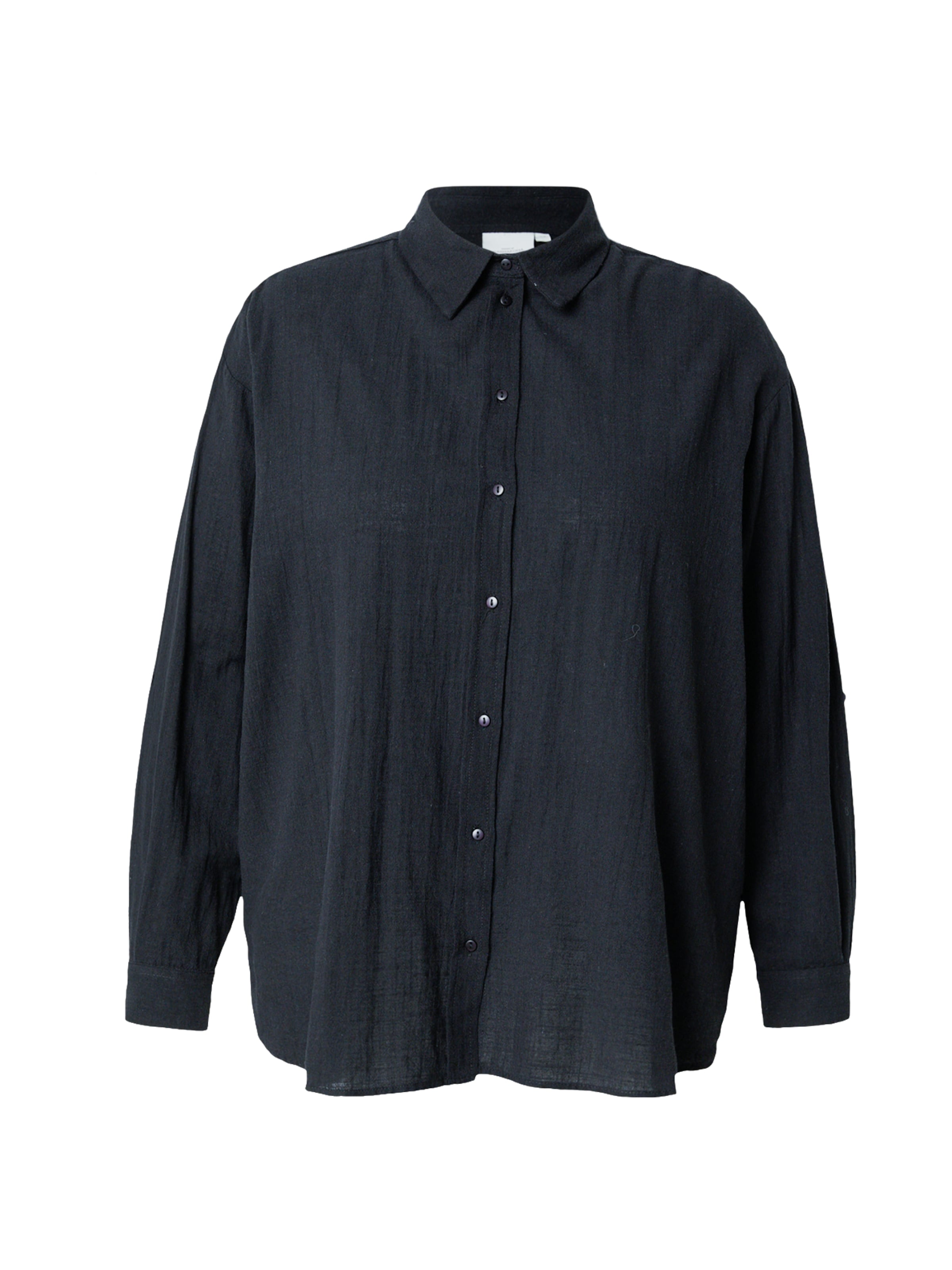 ONLY Carmakoma Blouse 'CARTIZANA' in Zwart: voorkant