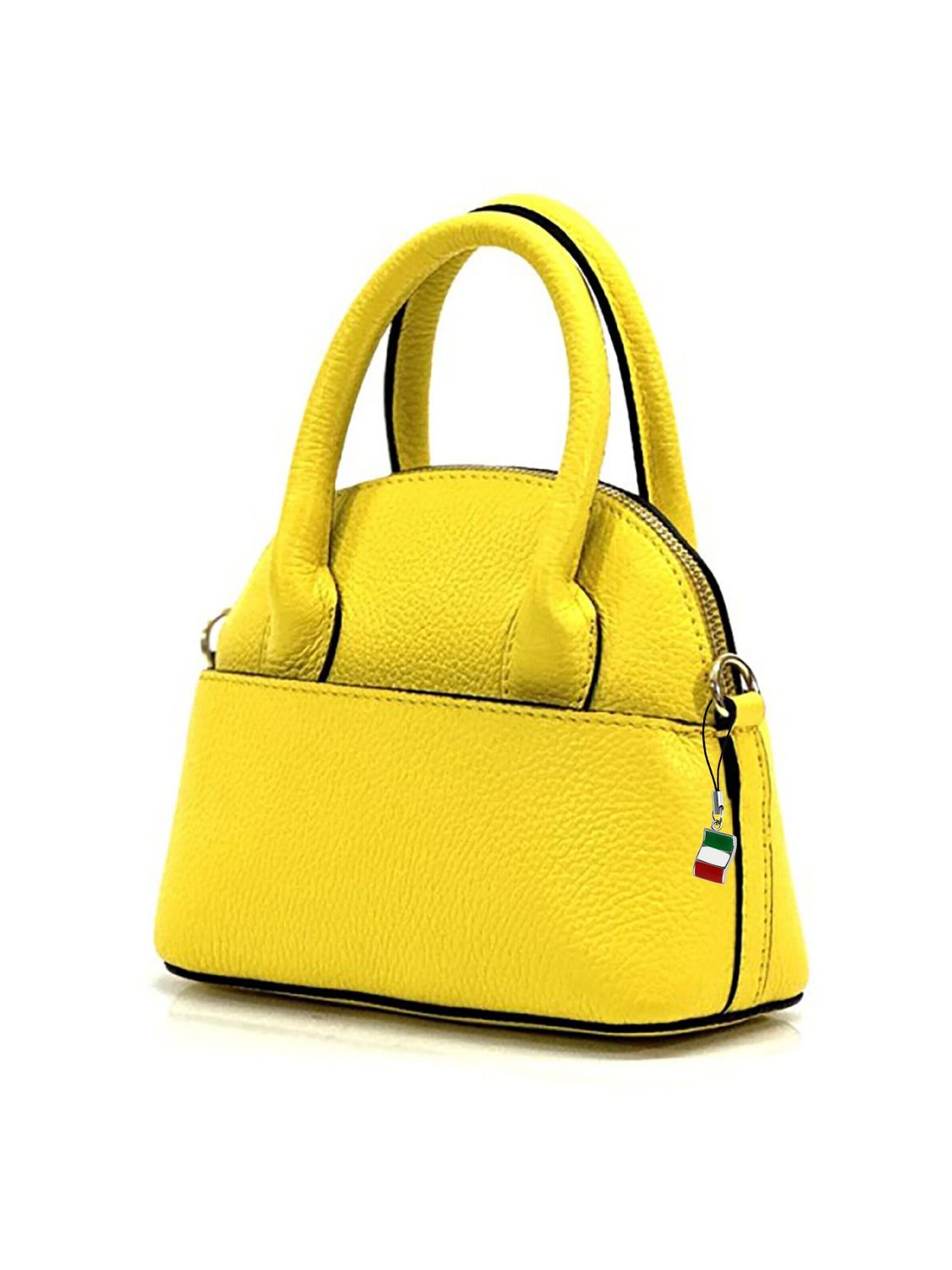 Florence Crossbody Bag in Yellow: front