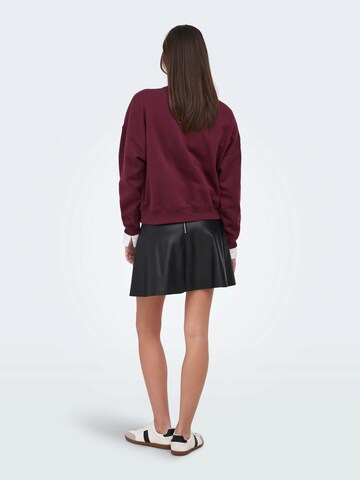 JDY Sweatshirt 'JDYMESA' in Rood