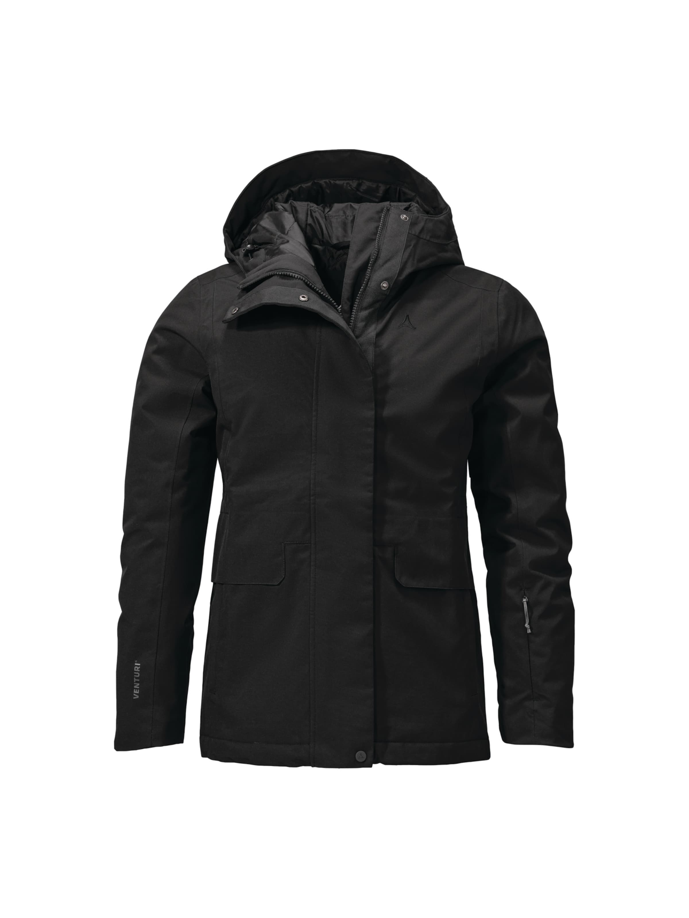 Schöffel Veste outdoor 'Antwerpen' en M en noir, Vue avec produit