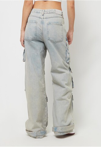 Baggy Jeans cargo 'Celina' di Pegador in blu