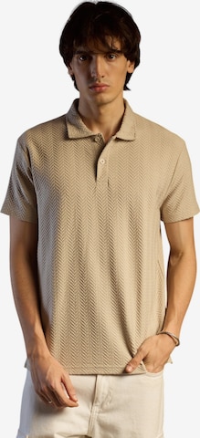 Campus Sutra Koszulka w kolorze beżowy: przód