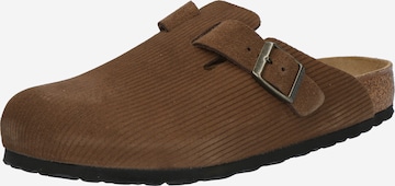 BIRKENSTOCK Pistokkaat 'Boston LEVE' värissä ruskea: etupuoli