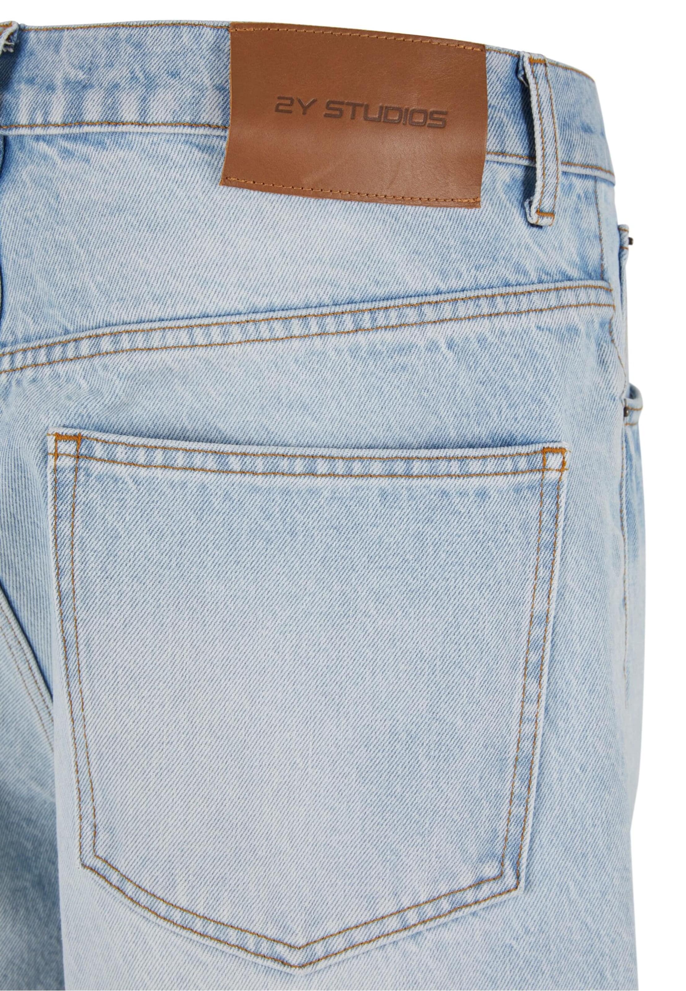 2Y Premium Wide leg Jeans 'Eren' in Blue