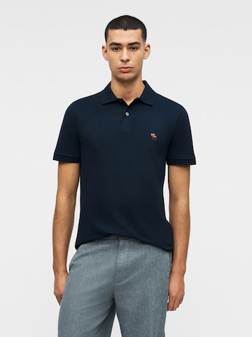 Tricou de la Abercrombie & Fitch pe albastru: față