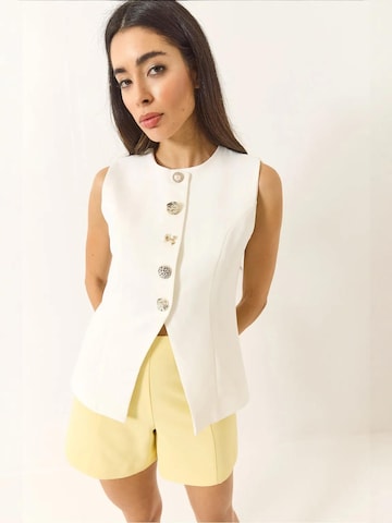 Bianco Lucci Bodywarmer in Wit