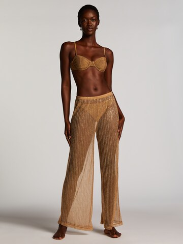 Hunkemöller Wide leg Pants 'Goldie' in Yellow